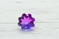10mm Color Change Alexandrite Doublet Quartz Lab Creative Round Facet Stone For Rings