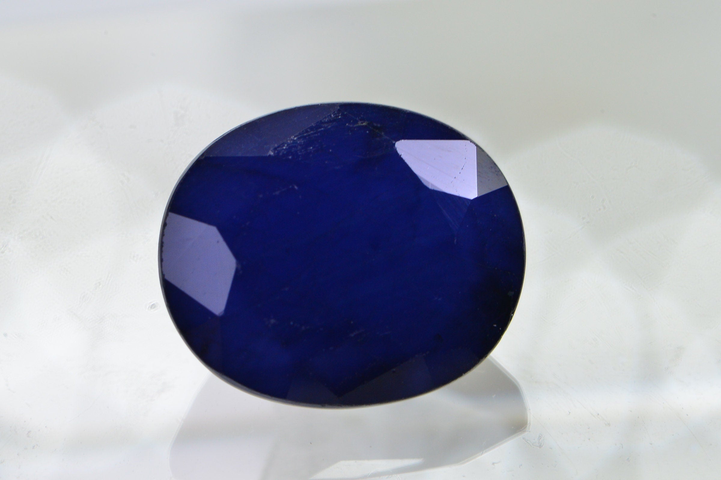Natural Sapphire Gems Oval Faceted 12 X10 mm Gemstone Loose Gems Jewelry Making