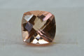 Morganite Doublet Quartz  Faceted Cushion Gemstone Loose 10mm