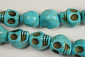 Howlite  Skull Beads 13x11mm Gemstone Beads Bead Supply Jewelry Making Supplie