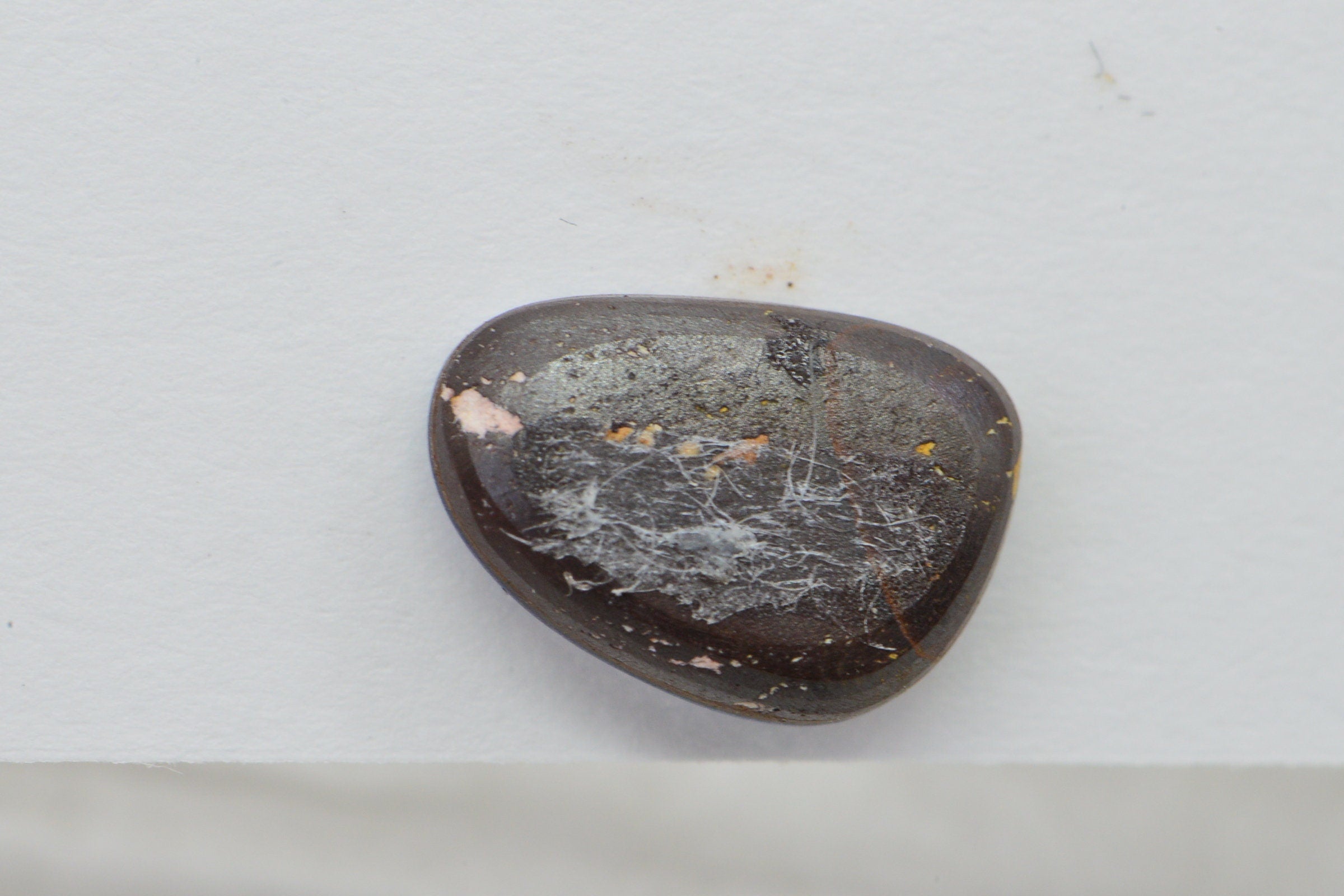 Australian Black Opal Doublet: Free Form Blue Gemstone Cabochon (9.8mm)
