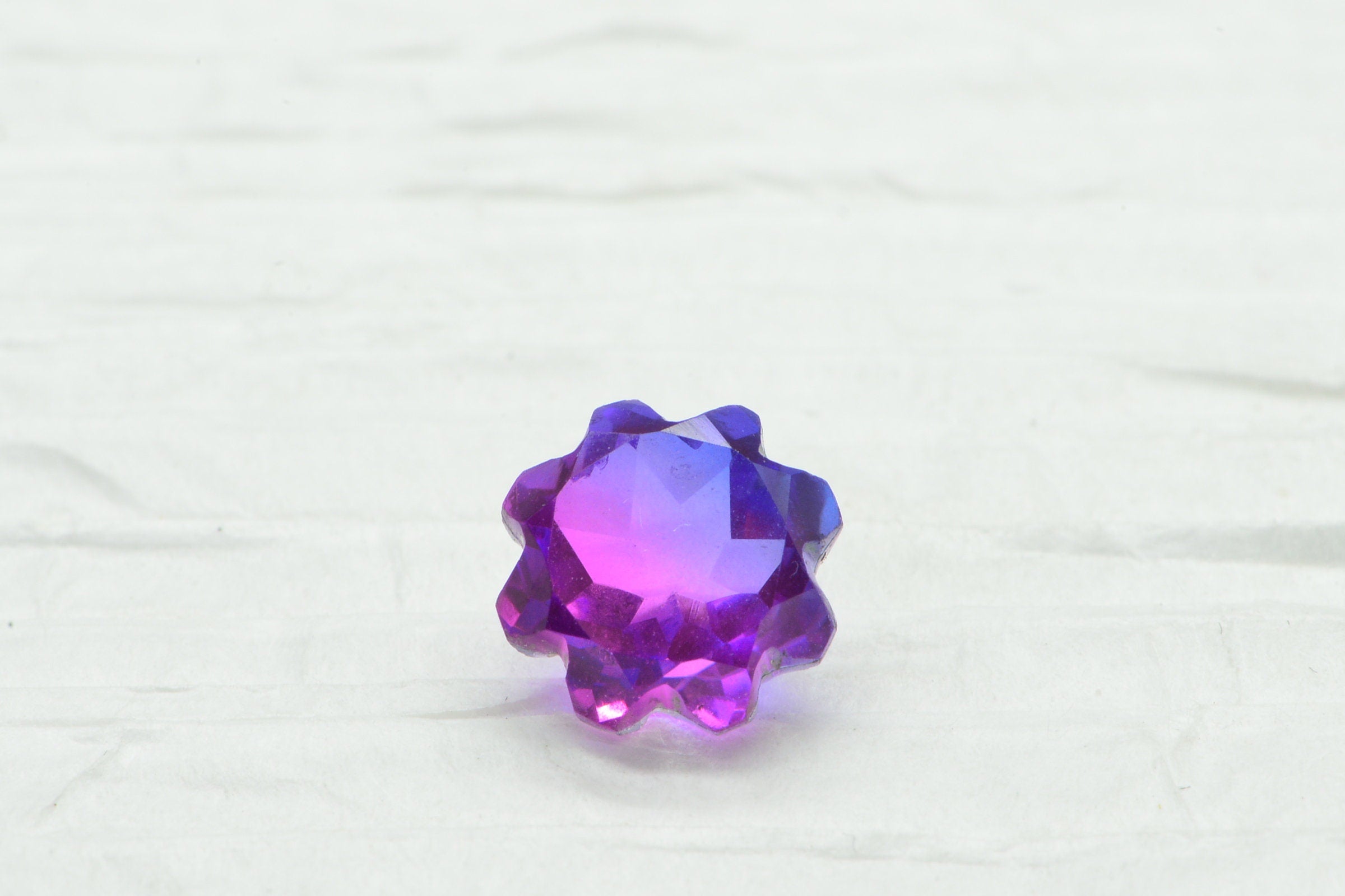 10mm Color Change Alexandrite Doublet Quartz Lab Creative Round Facet Stone For Rings