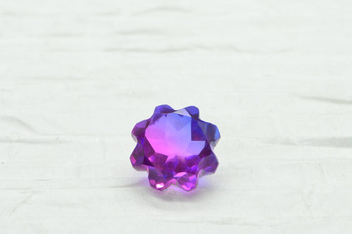 10mm Color Change Alexandrite Doublet Quartz Lab Creative Round Facet Stone For Rings