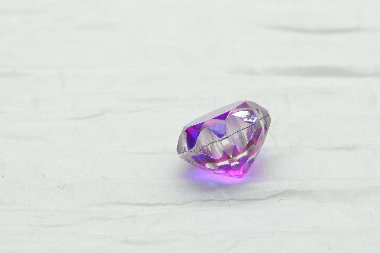 10mm Color Change Alexandrite Doublet Quartz Lab Creative Round Facet Stone For Rings