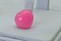 Pink Jade Hearts Cabochon 15mm