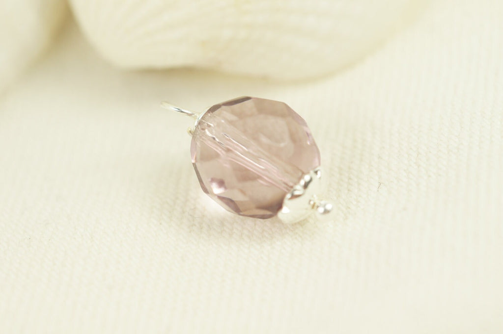 Wire Wrapped Crystal Beads Add Dangle Facet Crystal
