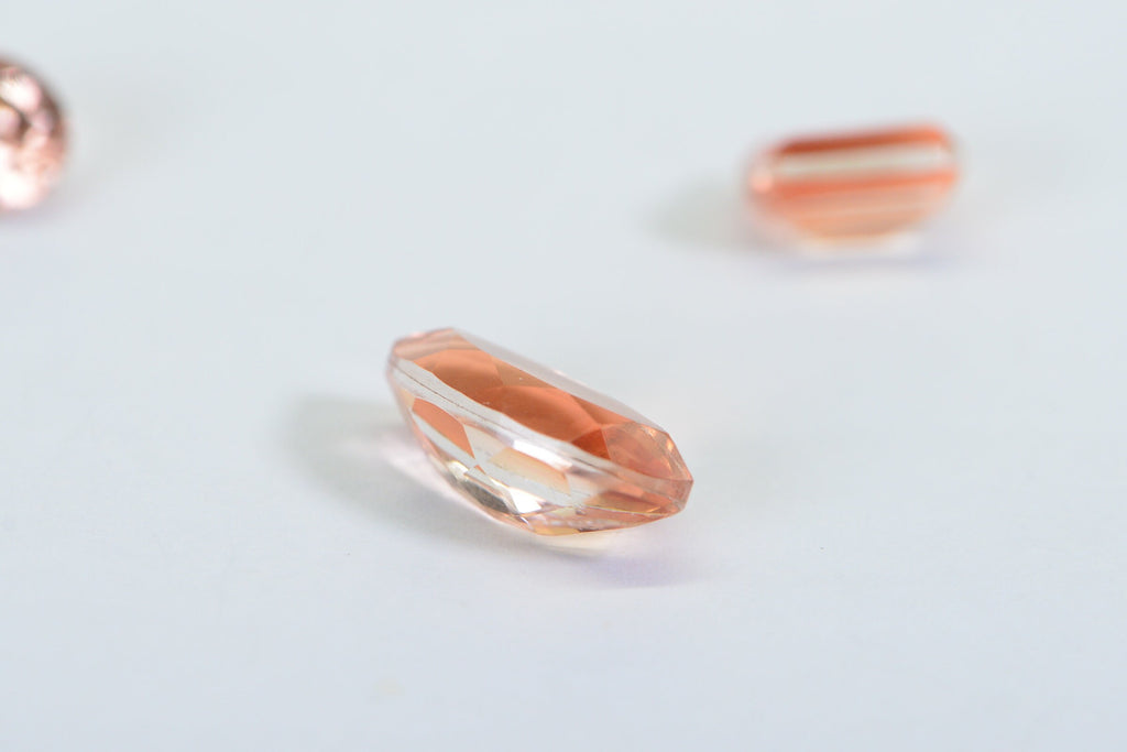 Morganite Doublet Quartz  Faceted Marquise  Cabochon Loose Gems Multi size Morganite Gemstone