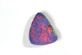2.9ct Australian Black Opal Doublet: Metallic Rainbow Gemstone Cabochon