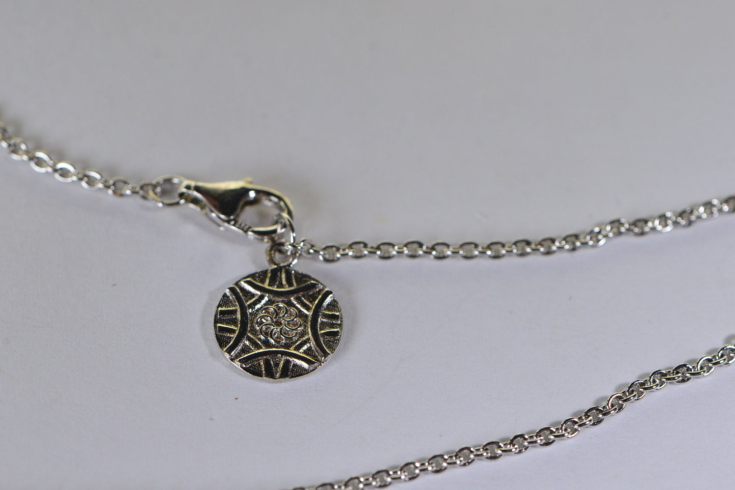 Teardrop Cubic Zirconia Necklace: Sterling Silver Bridal Lariat
