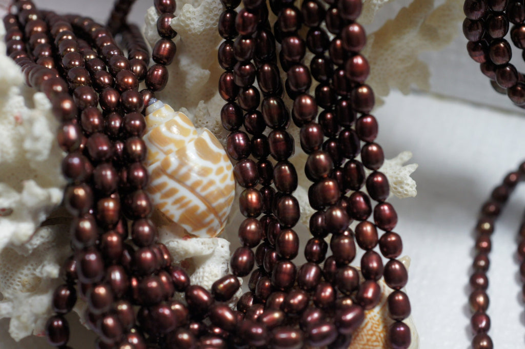 Freshwater Pearl Brown Rice 4.5 mm