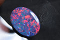 Australian Black Opal Doublet 17X12mm Oval Cabochon 4.9CT