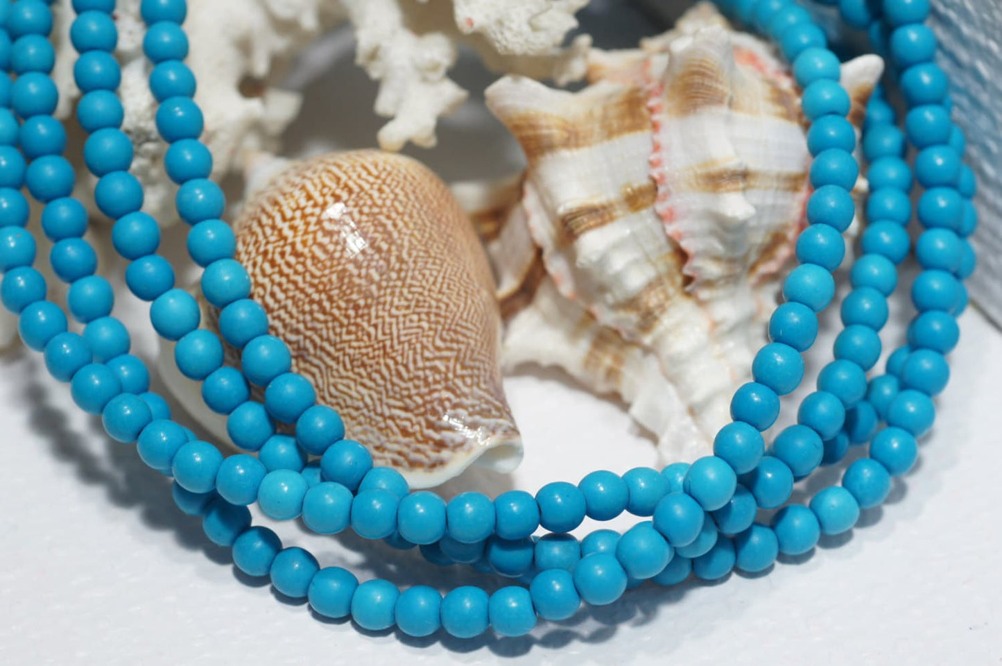 Sky Blue Magnesite Beads: 6mm Gemstone Bead Strand
