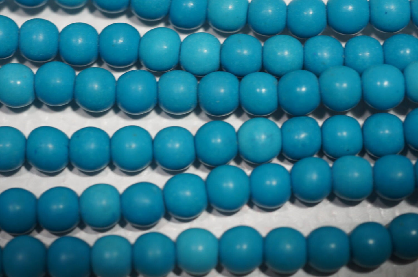 Sky Blue Magnesite Beads: 6mm Gemstone Bead Strand