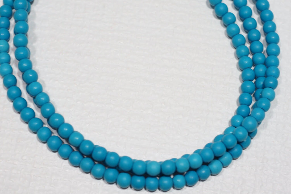 Sky Blue Magnesite Beads: 6mm Gemstone Bead Strand