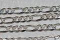 20" Italian Sterling Silver Figaro Chain - 3.7mm