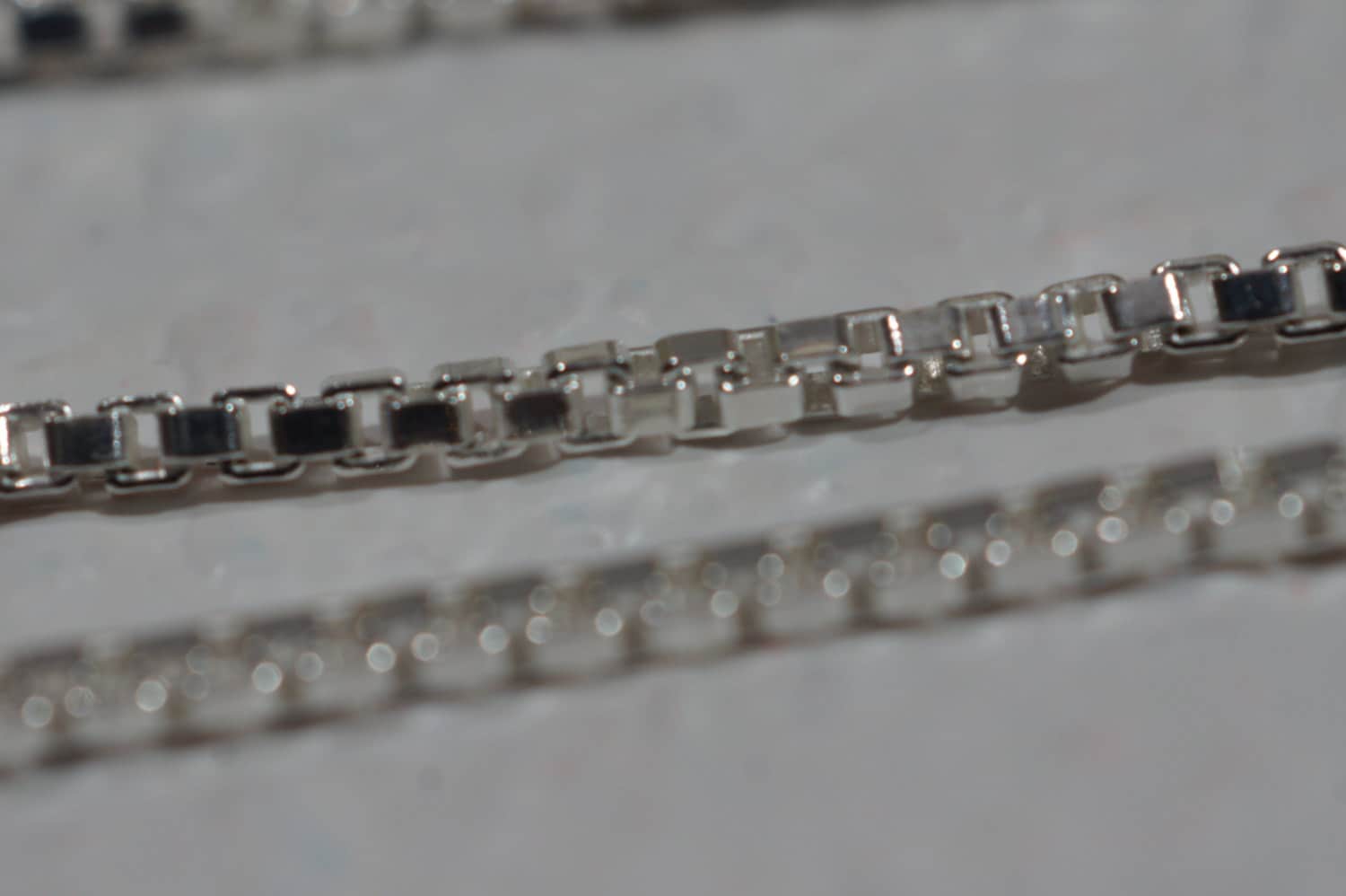 1.3mm Sterling Silver Italian Box Chain - 18 Inch