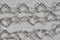 Sterling Silver Heart Link Chain: Italian Necklace Supplies