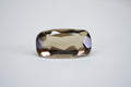 13ct Smoky Quartz Gemstone: Faceted Baguette Cut, 17x9mm