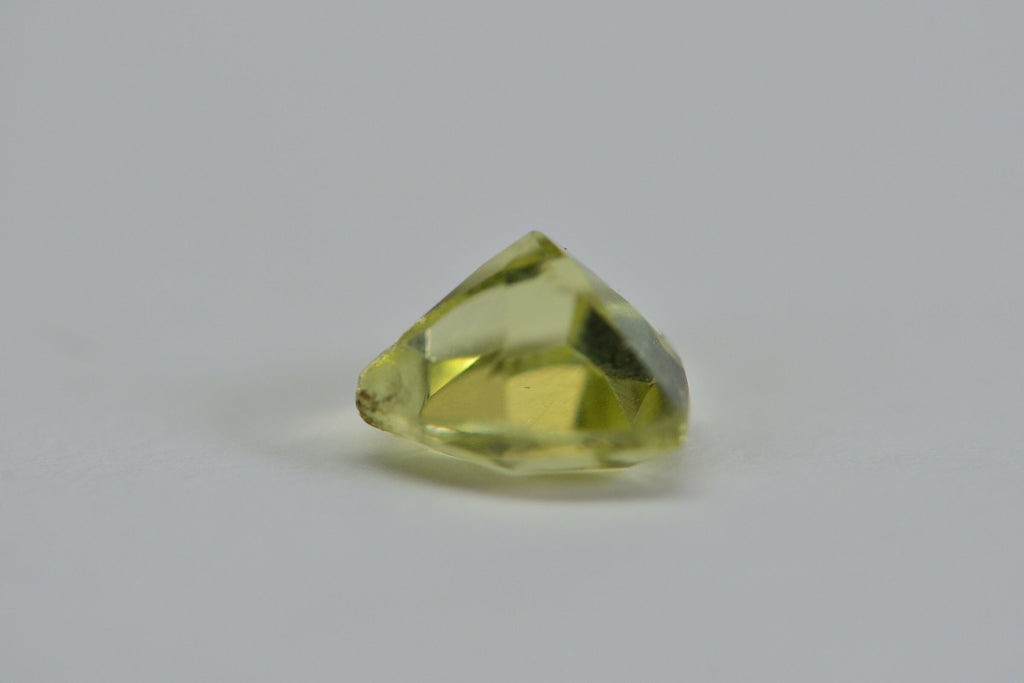 Yellow Apatite Trillion Cut Gemstone: 1.7 Carat, 8mm