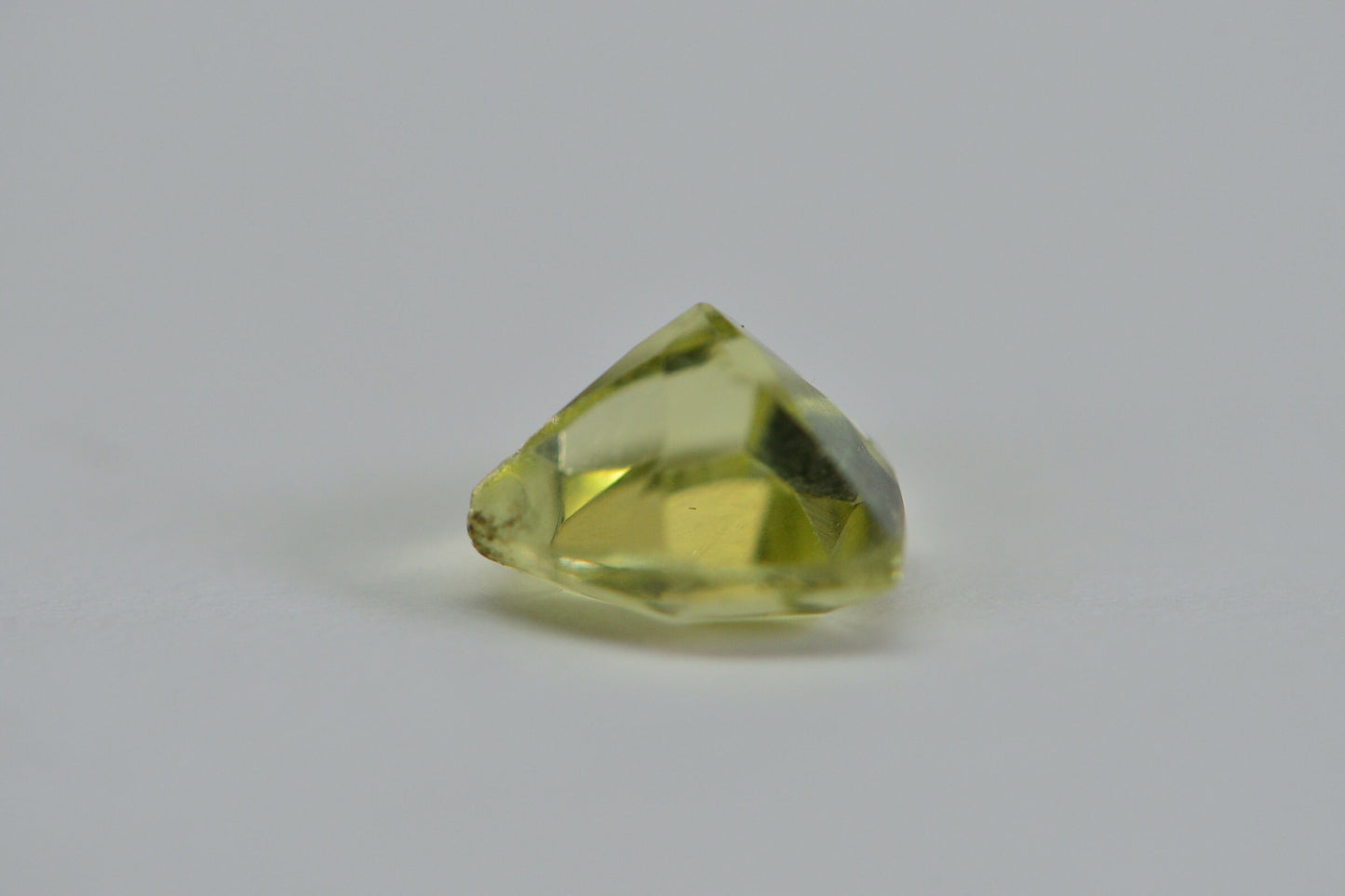 Yellow Apatite Trillion Cut Gemstone: 1.7 Carat, 8mm