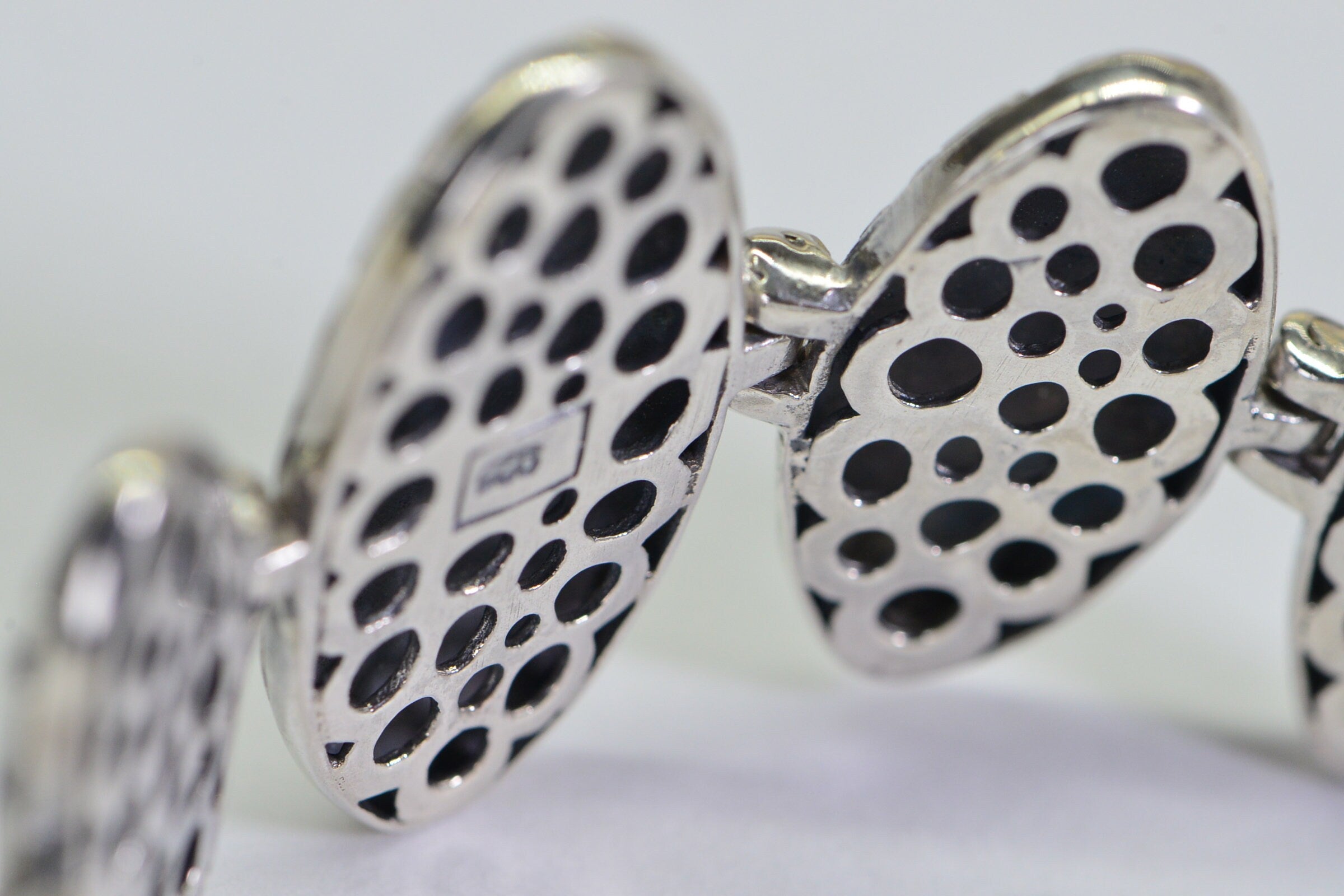 Byzantine Sterling Silver Bracelet: Bali Chain Toggle Clasp