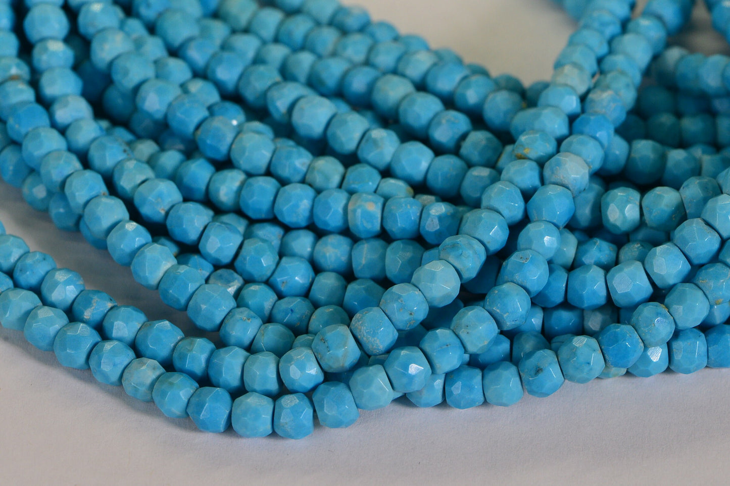 Sleeping Beauty Turquoise Beads Natural Gemstone Beads Jewelry Making Supplies