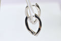 Vintage Sterling Silver Hinged Hoop Earrings: Tapered V-Shape Design