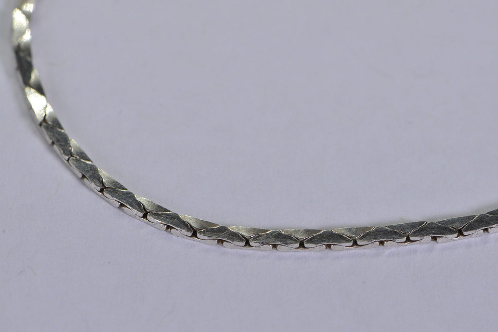 Sterling silver Square Box Snake Staking Bracelet  Finding Bracelet  For Charm