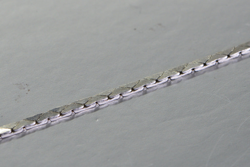 Sterling silver Square Box Snake Staking Bracelet  Finding Bracelet  For Charm