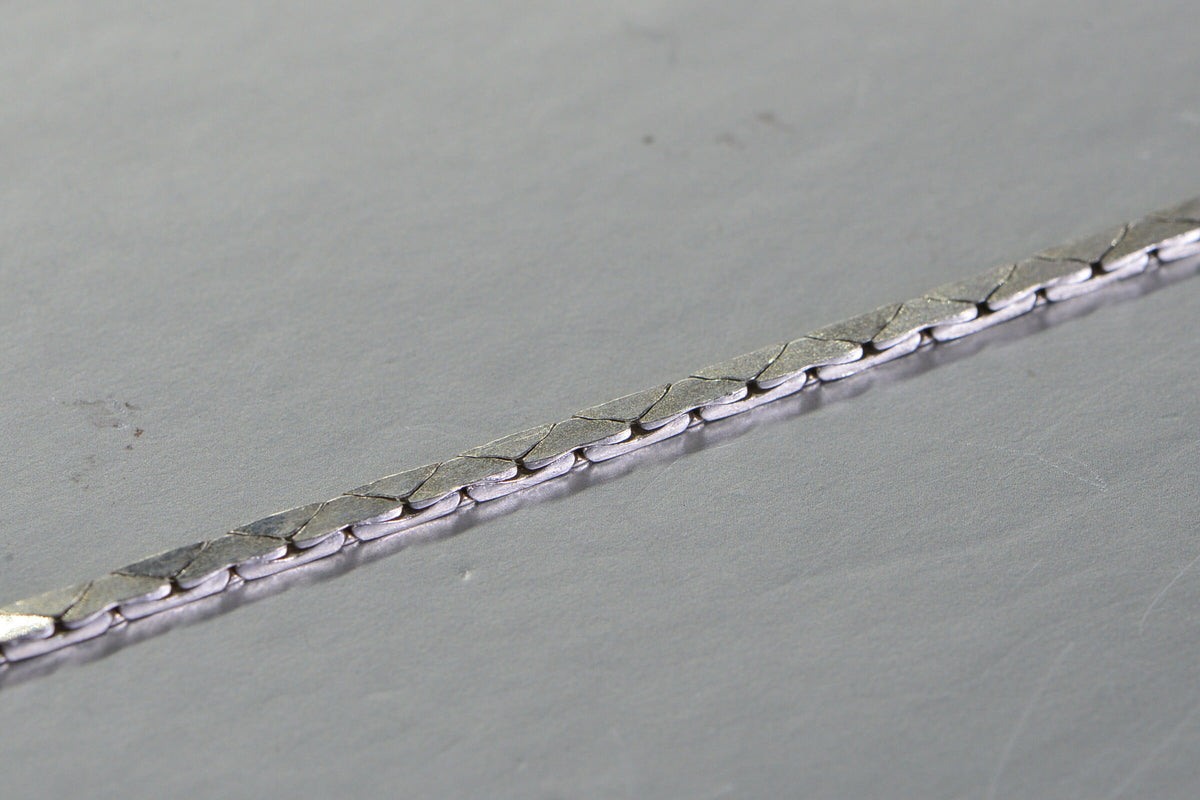 Sterling silver Square Box Snake Staking Bracelet  Finding Bracelet  For Charm
