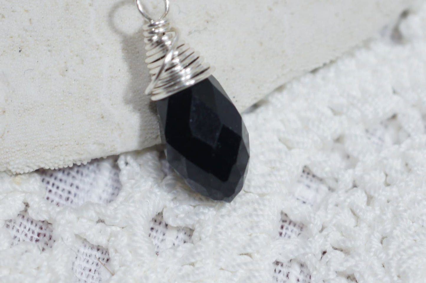 Wire Wrapped Briolette Wired Beads Jewelry Making Supply