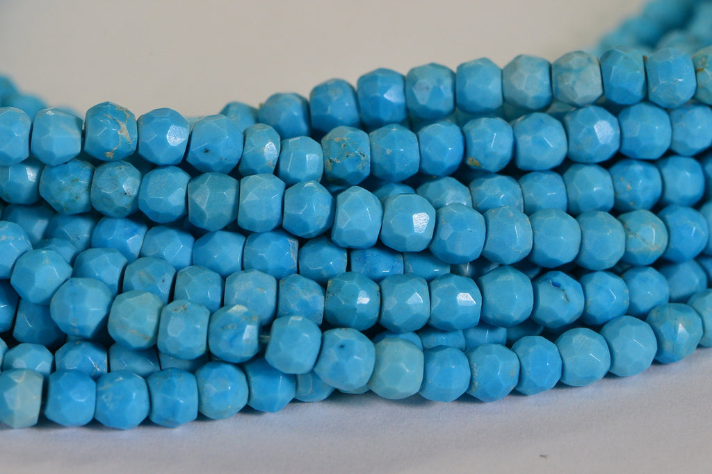 Sleeping Beauty Turquoise Beads Natural Gemstone Beads Jewelry Making Supplies