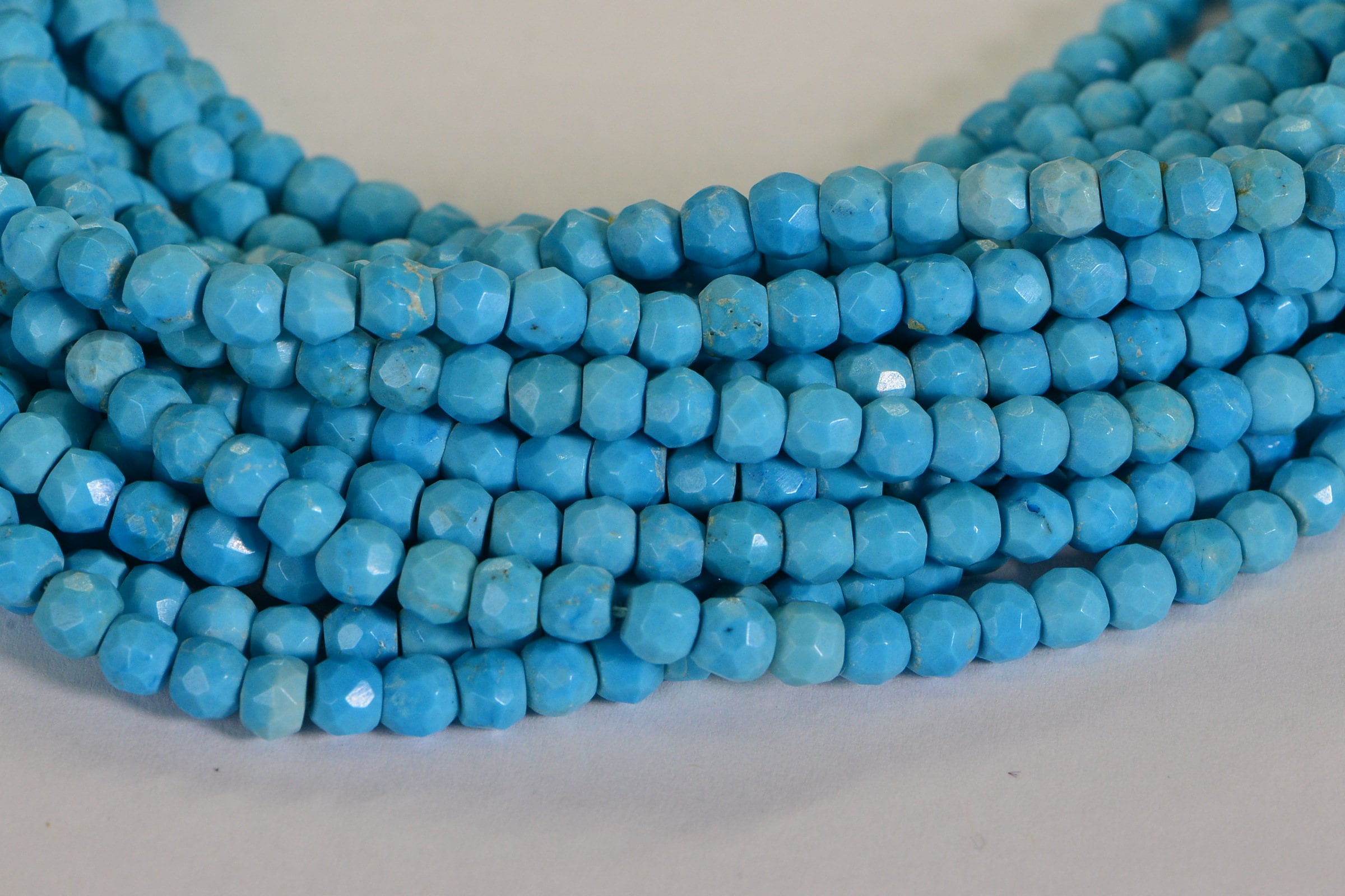 Sleeping Beauty Turquoise Beads Natural Gemstone Beads Jewelry Making Supplies