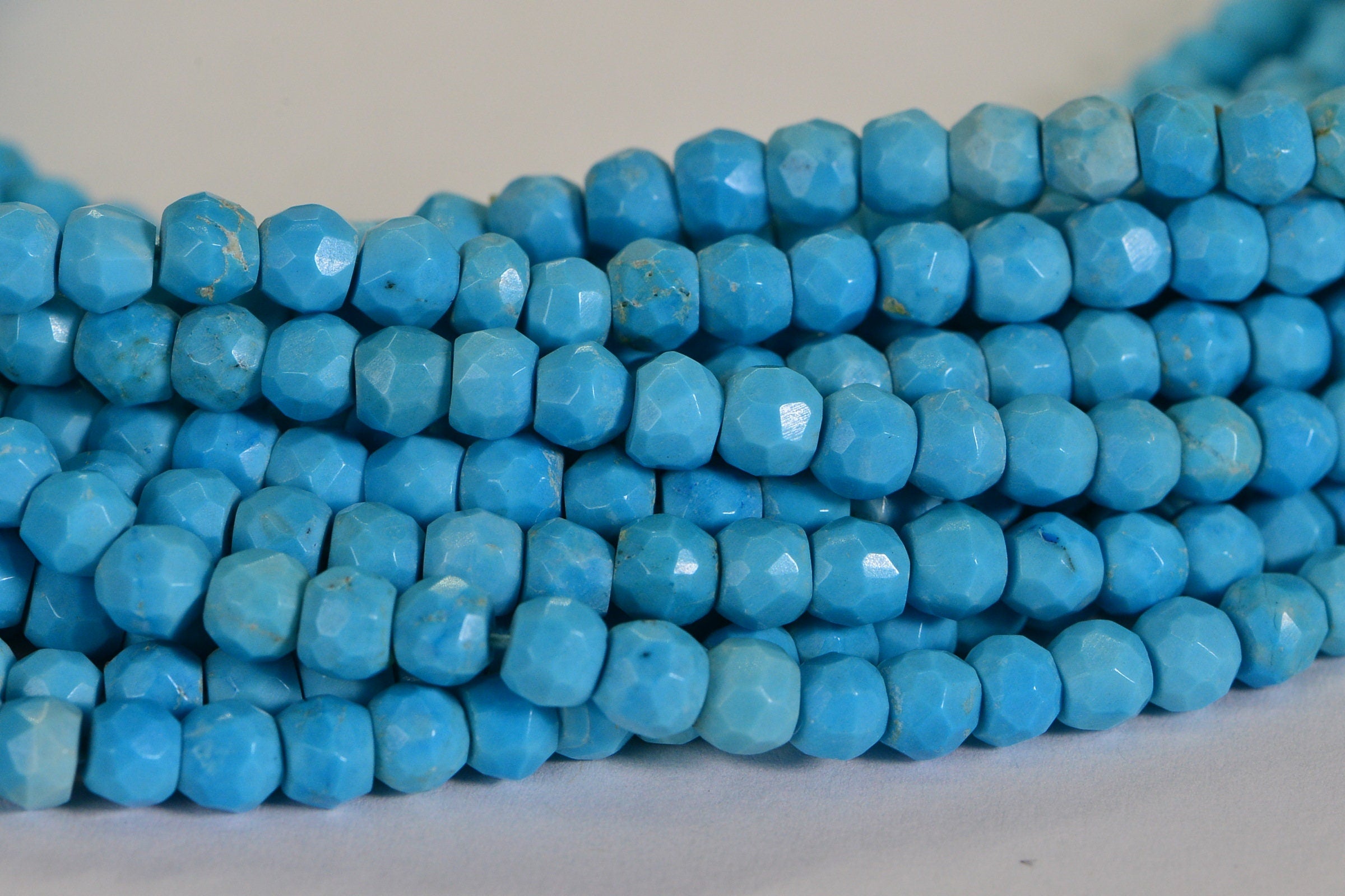 Sleeping Beauty Turquoise Beads Natural Gemstone Beads Jewelry Making Supplies