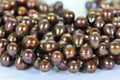 Reddish Brown Freshwater Pearl Strand: 6-8mm Jewelry Making Supplies