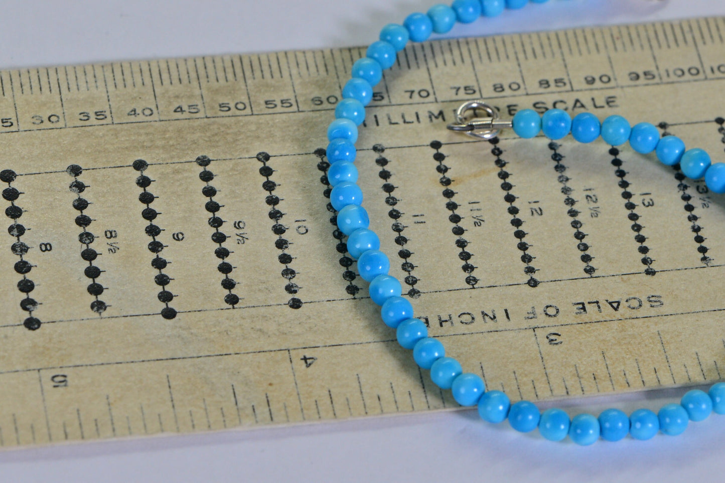 Sleeping Beauty Turquoise Bracelet: 3.5mm Sterling Silver Healing Bracelet