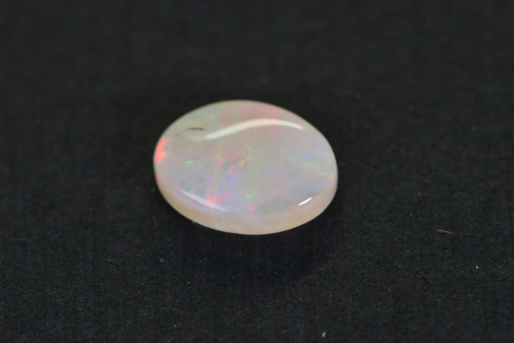 Australian White Solid Opal Oval Cabochon 8X6mm Opal for ring earrings