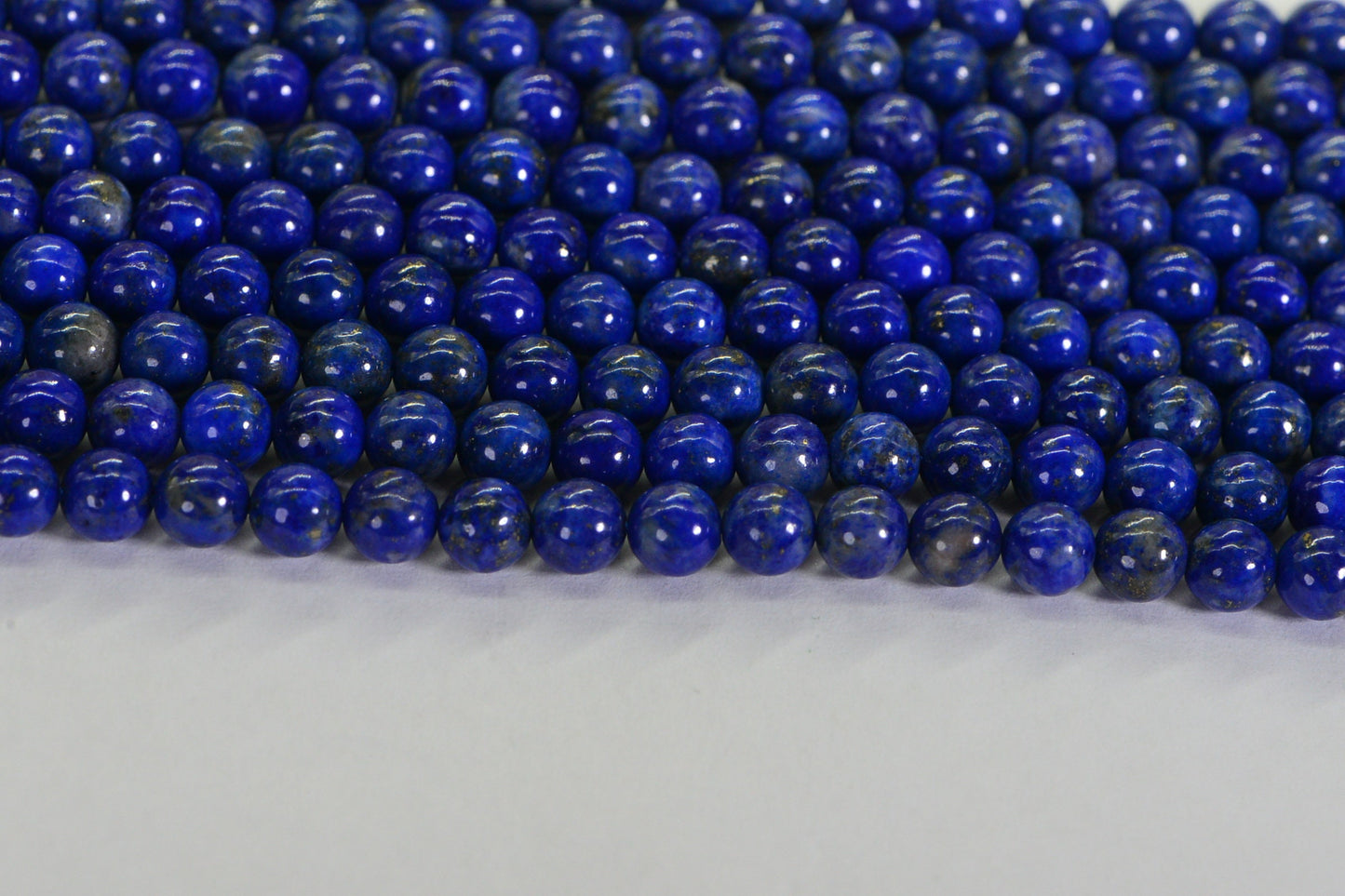4mm Lapis Lazuli Beads: Royal Blue Jewelry Making Supplies