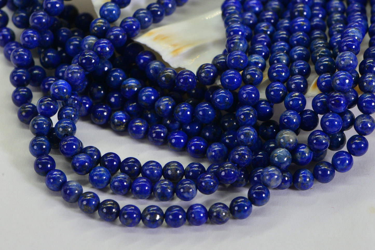 4mm Lapis Lazuli Beads: Royal Blue Jewelry Making Supplies