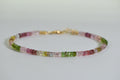 Tourmaline Bracelet: 14K Gold Filled Gemstone Delicate Jewelry