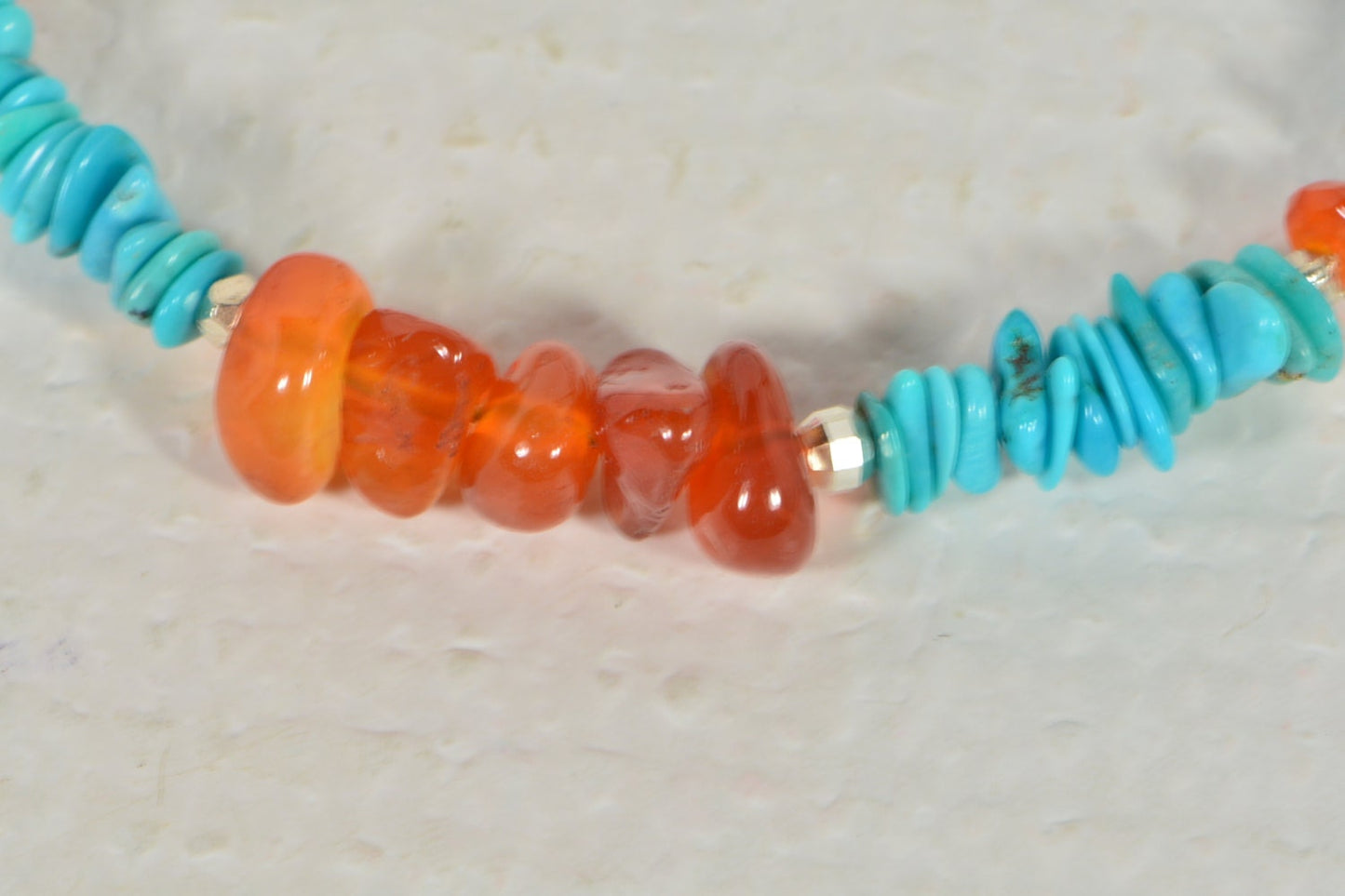 Natural Turquoise Sleeping Beauty  Stone Bracelet Carnelian Sterling Silver Birthstone Jewelry Gemstone Bracelet