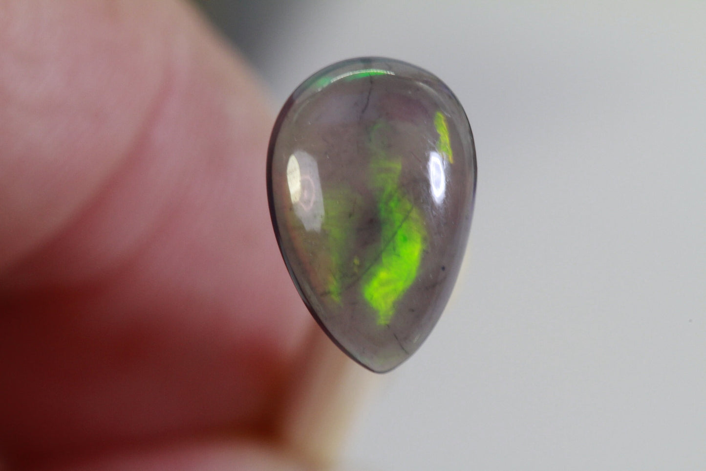 1.38 CT Ethiopian Black Welo Opal Pear Cabochon: Jewelry Making