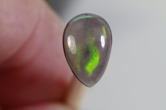 1.38 CT Ethiopian Black Welo Opal Pear Cabochon: Jewelry Making