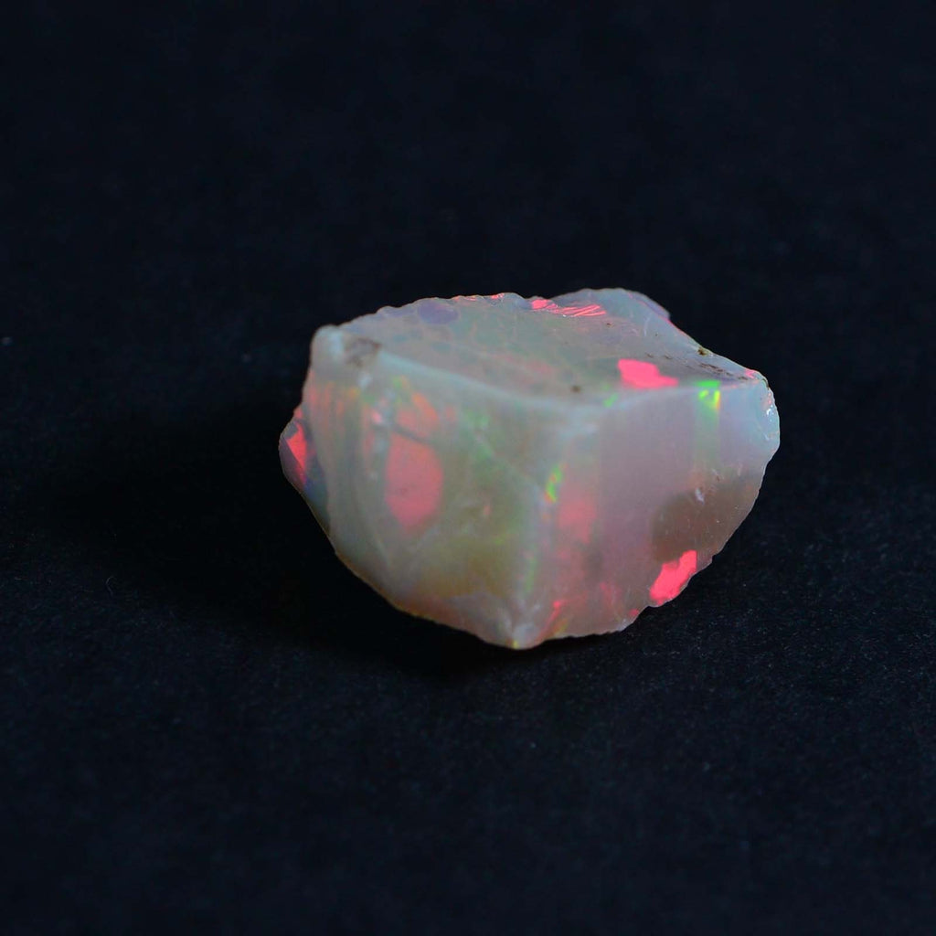 Ethiopian Welo Opal Raw Crystal: 18.5ctw Snakeskin Pattern Nugget