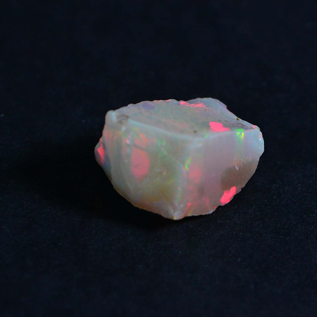 Ethiopian Welo Opal Raw Crystal: 18.5ctw Snakeskin Pattern Nugget