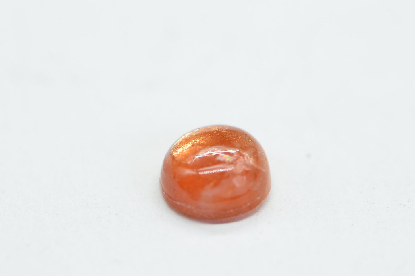 Natural Sunstone 6mm Round Cabochon