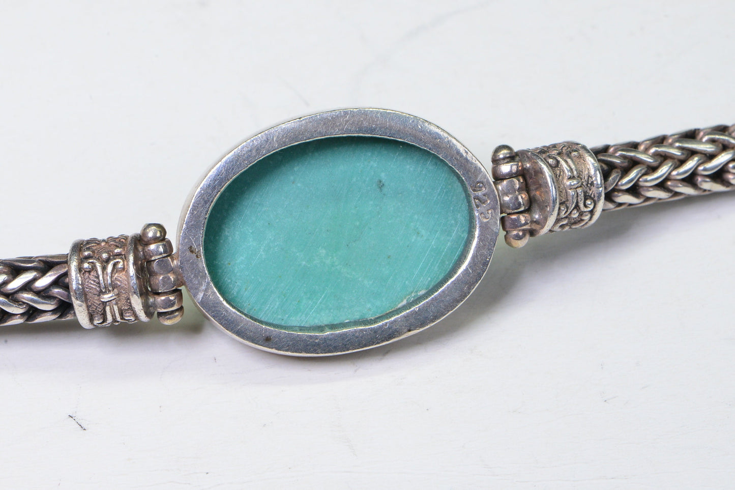 Vintage Kingman Turquoise Bracelet: Heavy Sterling Silver Watch Band