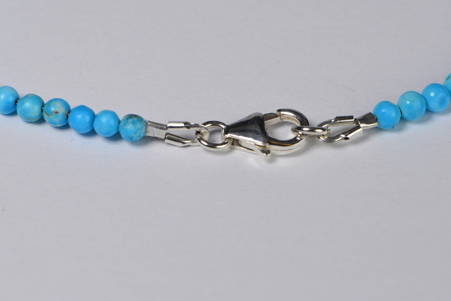 Sleeping Beauty Turquoise Bracelet: 3.5mm Sterling Silver Healing Bracelet
