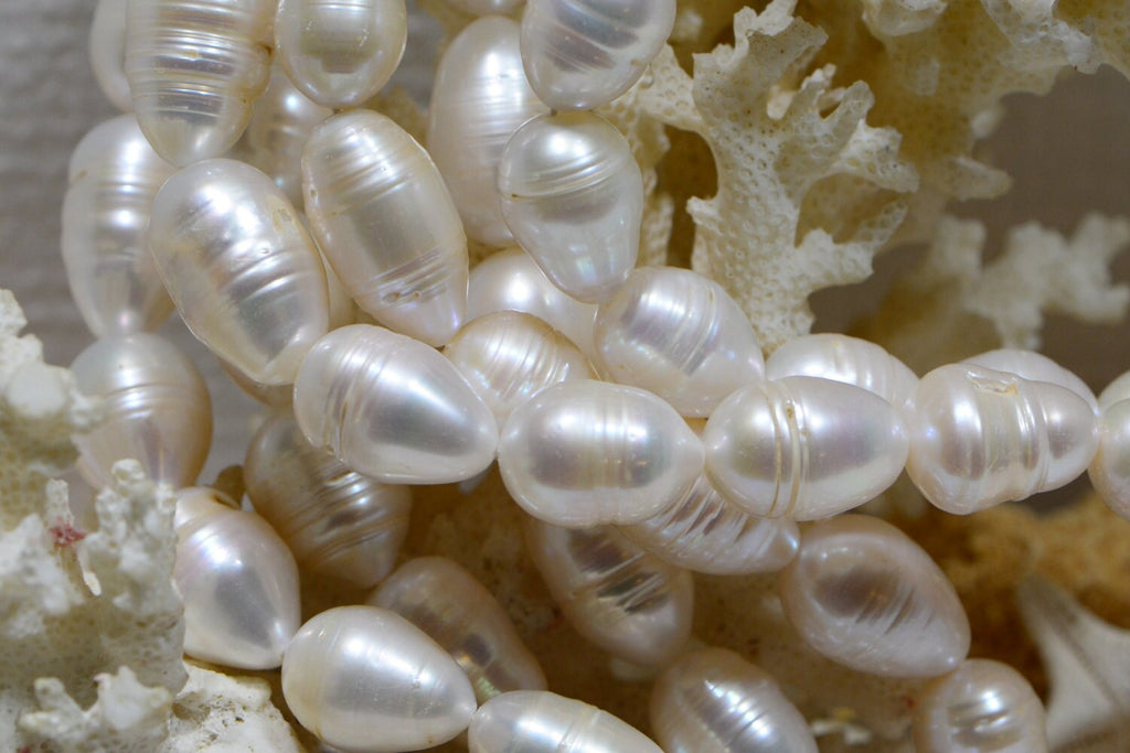 Pearl Beads Cultured White Pearl JewelryMaking Supplies