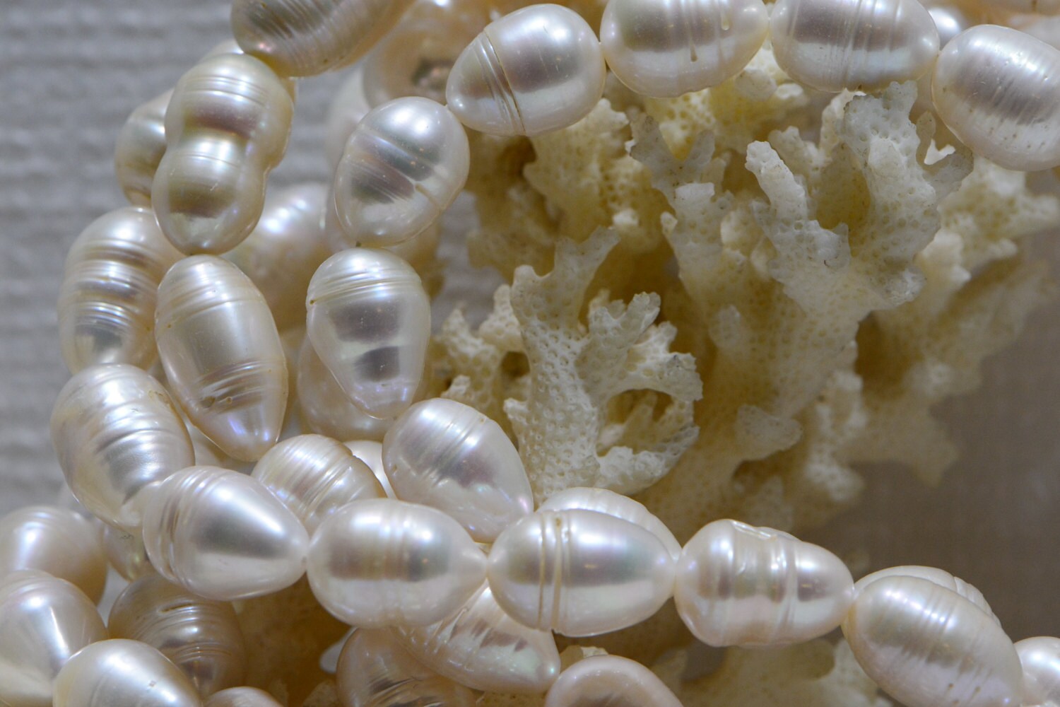 Pearl Beads Cultured White Pearl JewelryMaking Supplies